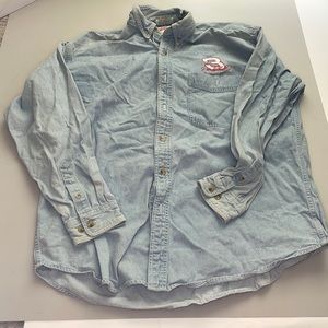 Dale Earnhardt  denim button up
